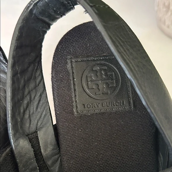 Tory Burch Black Espadrille Wedges - Picture 11 of 15